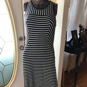 💖Monteau Stripe Maxi Dress